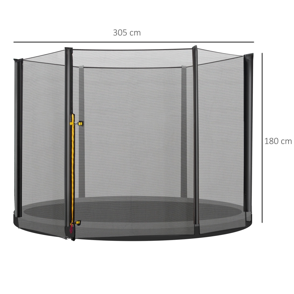 Rete di Sicurezza per Trampolino ?305 cm ¨C Minimal ¨C Nero 305x180 cm
