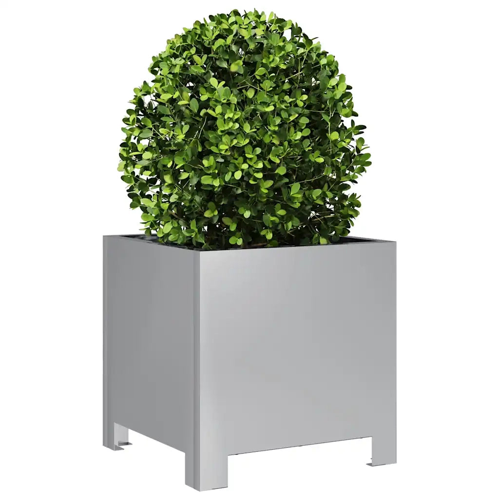 Fioriera da Giardino 30x30x30 cm Acciaio Zincato 851195