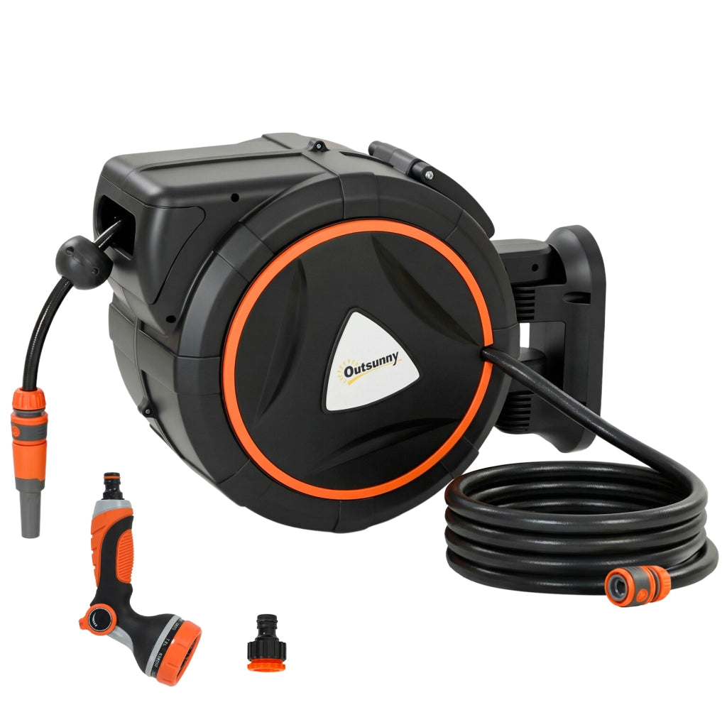 Avvolgitubo Automatico Retrattile 23+2m ¨C Xylo ¨C 12 Modi Spruzzo Arancione