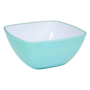Ciotola Square 25x25 cm PS blu menta