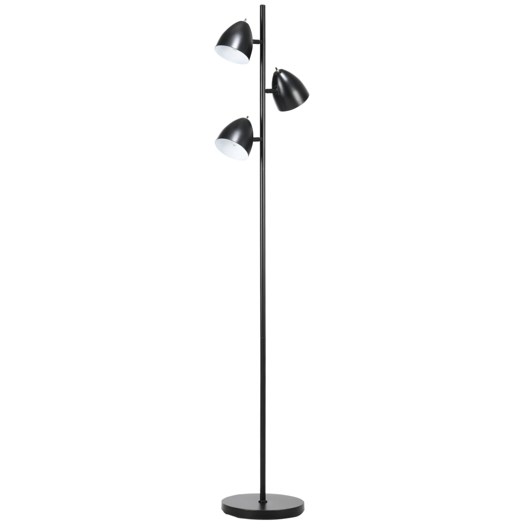Lampada da terra ¨C Minimal ¨C nero acciaio 38x28x169 cm