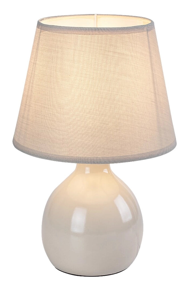 Lampada da tavolo Ingrid beige ceramica E14 Rabalux