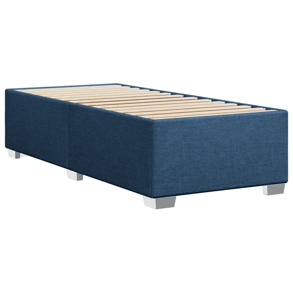 Giroletto senza Materasso Blu 90x200 cm in Tessuto