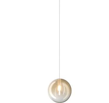 SOSPENSIONE OTTONE SAT. 5 LUCI TONDA VETRI FU + RA + OR + AM + TR 1184OS-S5 T-MC