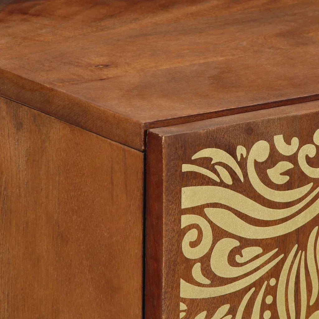 Credenza Marrone 40 x 33 x 75 cm Legno di mango massello 4018760