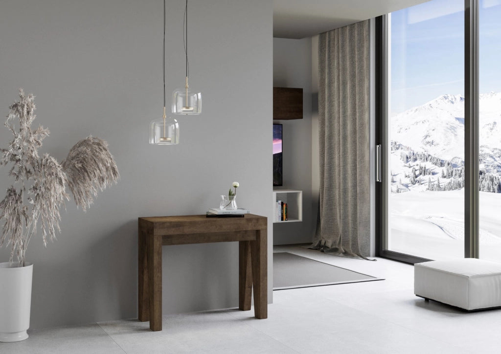 Consolle allungabile 90x40/196 cm Naxor Small Noce