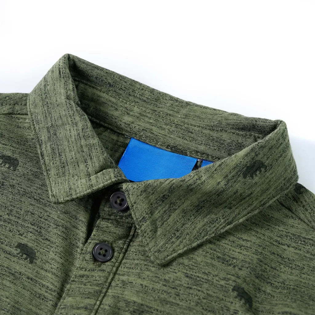Camicia per Bambini Cachi M¨¦lange 104