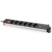 Digitus Presa multipla Office a 6 posti con 3 porte USB