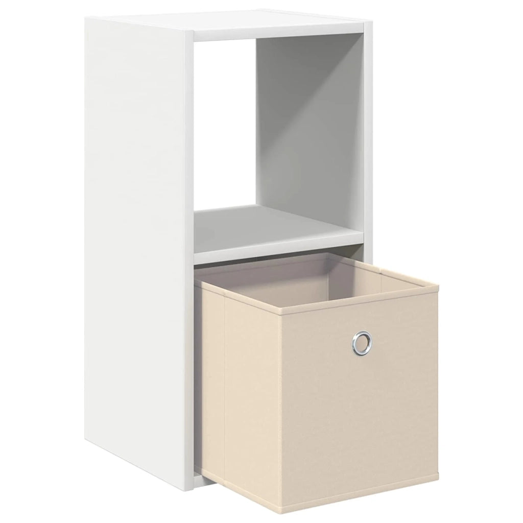 Comodino 2 pcs Bianco 30,5 x 27 x 59,5 cm Legno multistrato 8000613
