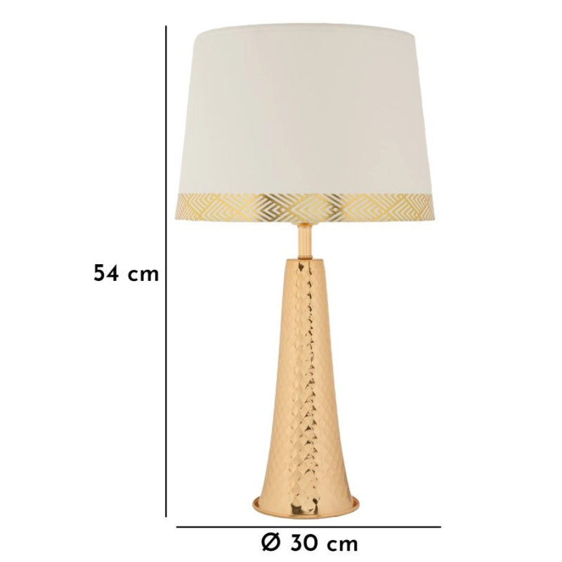 Lampadelle A Da Tavolo Tower Oro cm ø 30x54