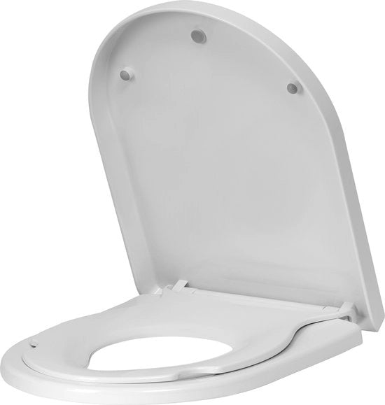 WC Brilletto Soft Close O Forma con Visiera per Bambini Bianco