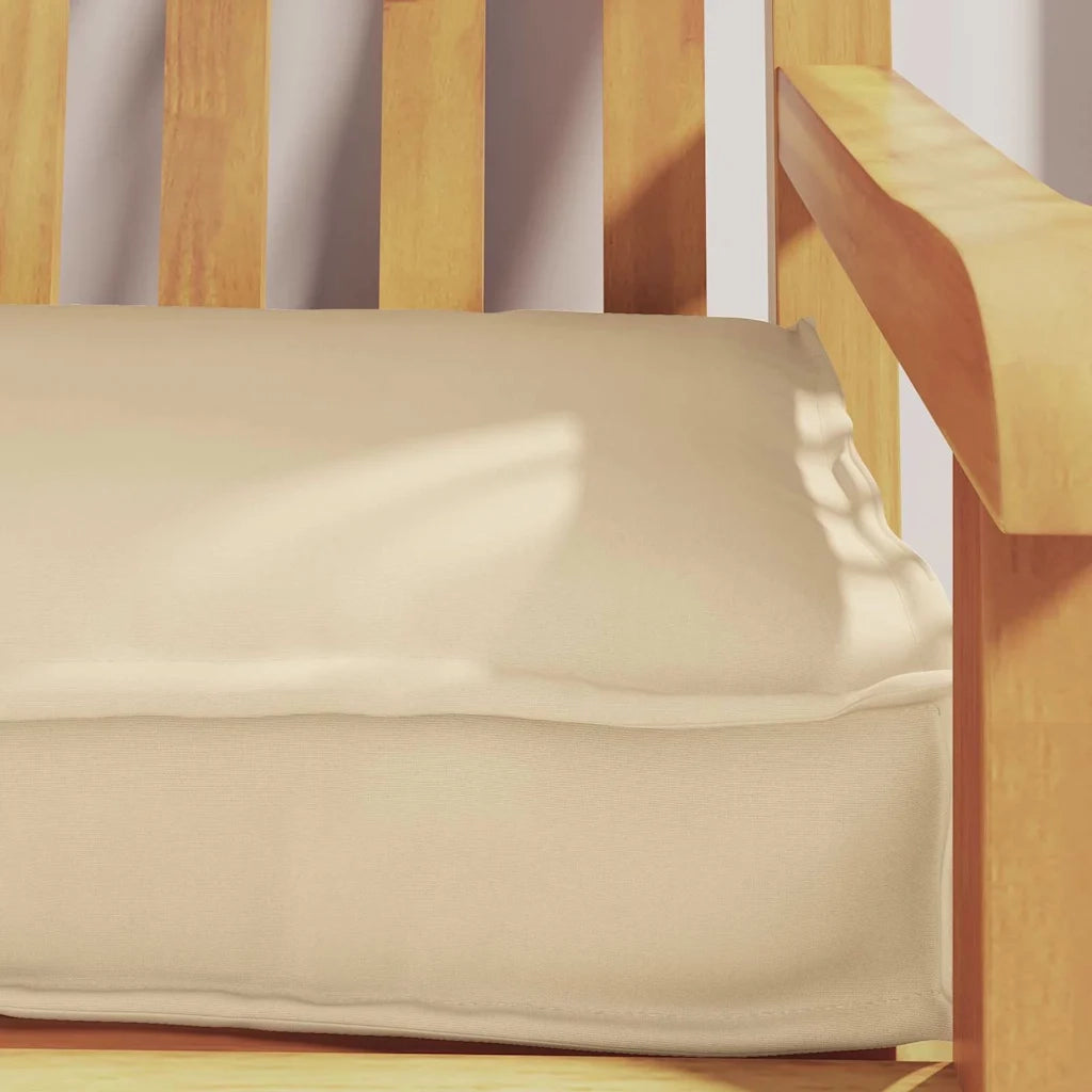 Cuscino per pallet | Cuscini per sedie Beige 200 x 40 x 8 cm Tessuto Oxford