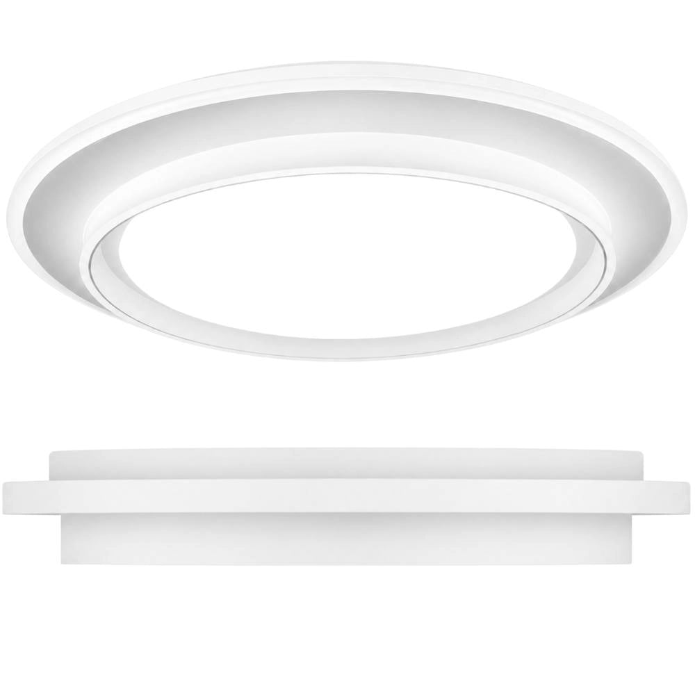 Plafoniera led 40w rgb cct bianca con telecomando e memoria