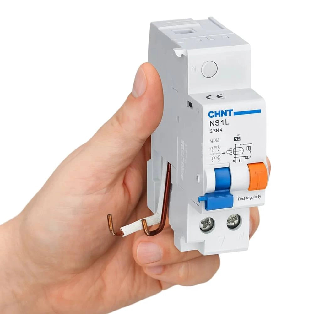 Blocco differenziale modulare chint 2 poli 50/63a 30 ma
