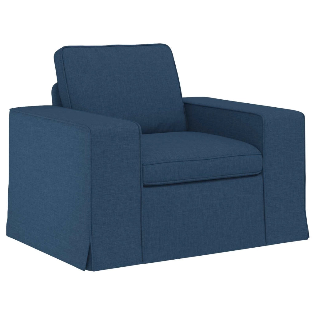 Set di divani 2 pcs Blu 182 x 80 x 82 cm Tessuto 3407550