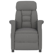 Poltrona | Sedia Relax Grigio scuro Microfibra