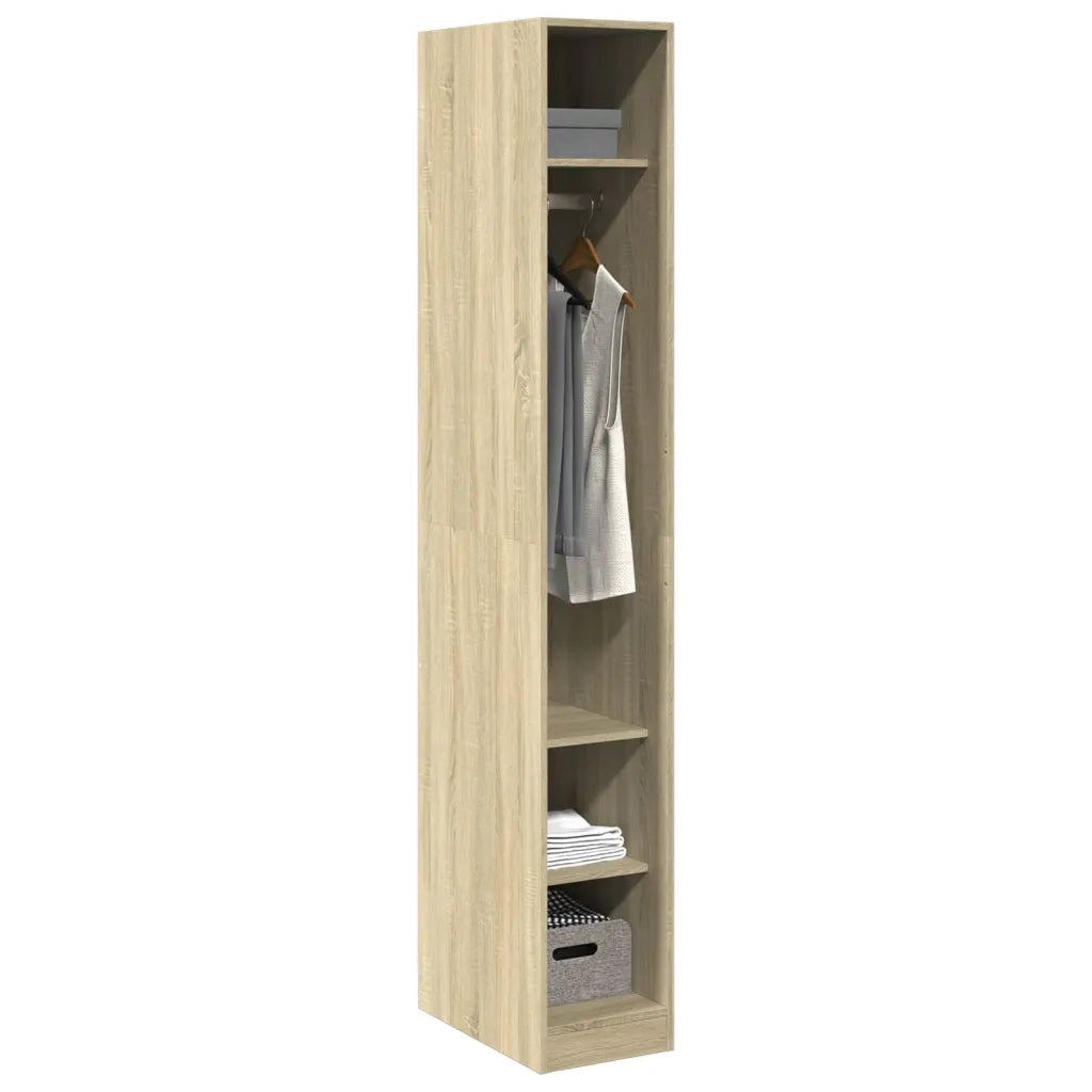 Armadio Rovere Sonoma 30x50x200 cm in Legno Multistrato CFW7589704