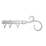 KIT BASTONE TENDA ONDA 120-210CM NERO/ORO.