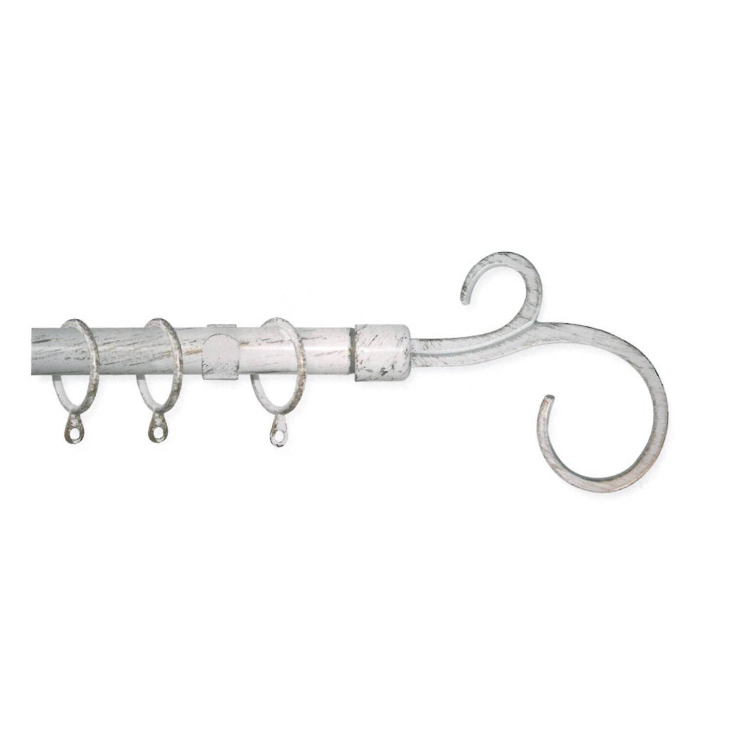 KIT BASTONE TENDA ONDA 120-210CM NERO/ORO.
