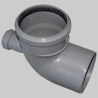 CURVA HTB ANGOLO 875  ° CON ATTACCO FRONTALE  110/40     WAVIN