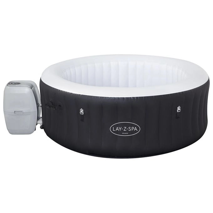 Bestway 60001 vasca idromassaggio e spa 669 L 4 persona(e) Rotondo Nero, Grigio, Bianco