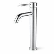 Rubinetto lavabo alto da appoggio miscelatore bagno cromato VERTI