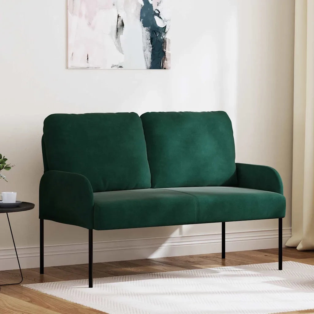 Divani con cuscino 110cm Verde Scuro Legno compensato 42023457