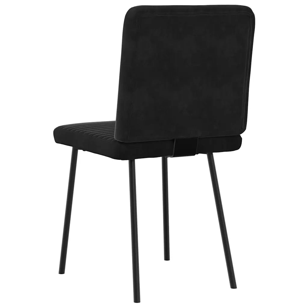 Sedie da Pranzo 2 pz Nere in Velluto 4101139