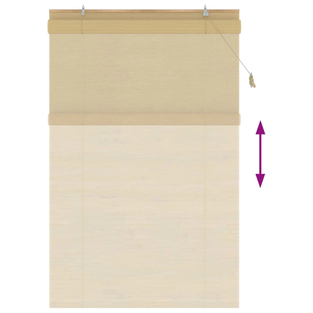 Tenda a rullo Naturale 140 x 220 cm Bambù 42040582