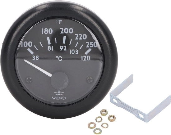 Termometro per acqua - Misura temperatura acqua da 38℃ a 120℃ - Impermeabile - Alta precisione - Installazione facile - Termometro per motori