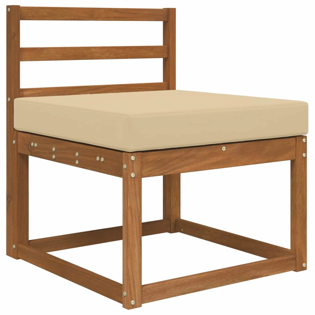 Cuscino per divano da esterno Beige 60 x 60 x 8 cm Poliestere 900696