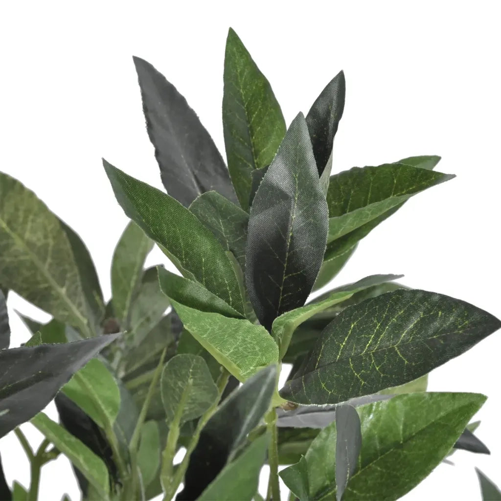 Albero di Alloro Artificiale con Vaso-Piante Decorative 120 cm