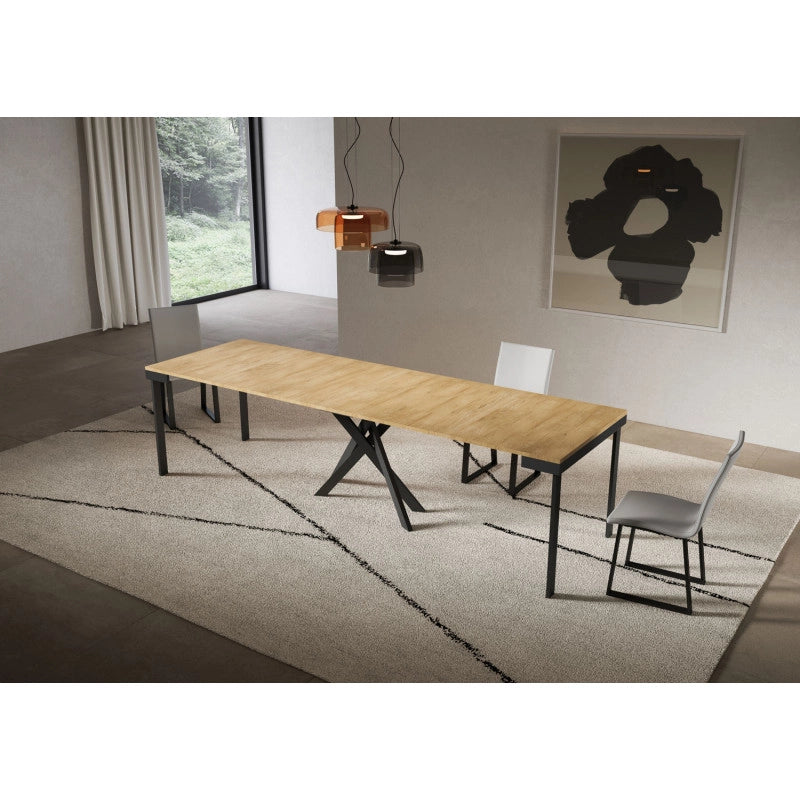 Consolle allungabile 90x40/300 cm Saki Evolution - Quercia Natura