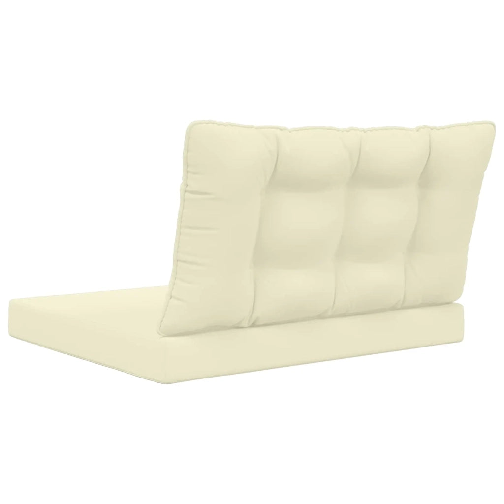 Cuscino per divano da esterno 2 pcs Crema Poliestere 900899