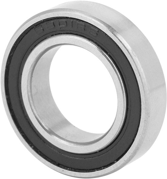 Lubrificanti a Rulli 10 Pezzi - Rivestimento in Gomma - 6801 2RS - 12x21x5mm - Alta Qualità Acciaio - Alta Durata