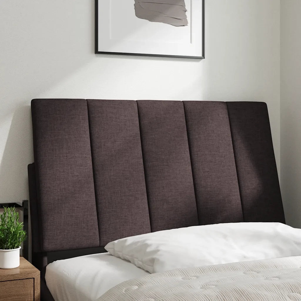 Cuscino Testiera Hanko Marrone Scuro 80 cm in Tessuto 4019138