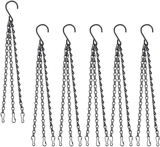 Catena appesa per vasi fiorali - Set da 6 pezzi