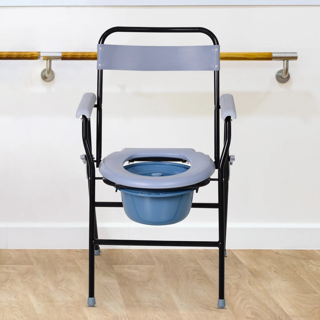 Sedia WC Pieghevole ¨C zephmum ¨C Plastica e Metallo 52x50x75 cm