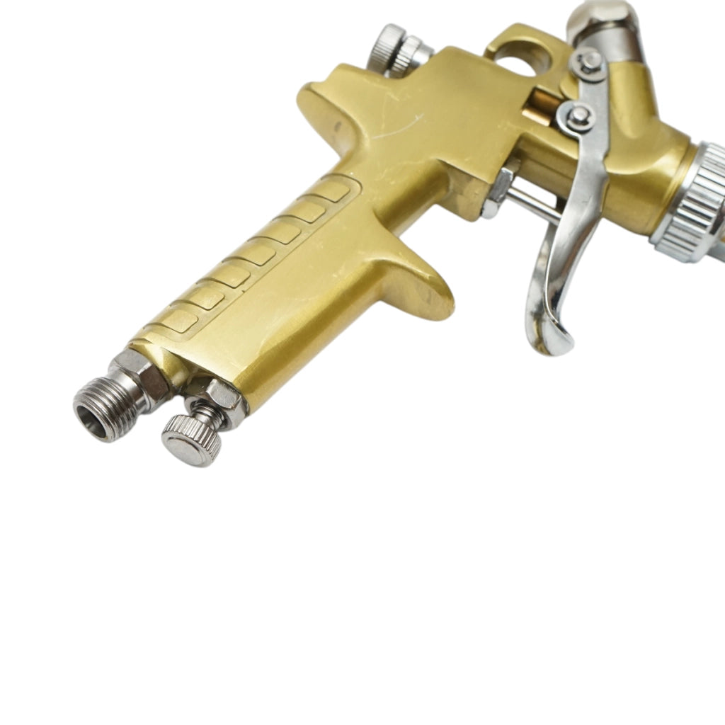 Pistola a spruzzo per verniciatura ad aria compressa Crownman da 100 ml, portata 70-110 ml/min, ugello 0,8 mm, pressione massima 3,5 bar