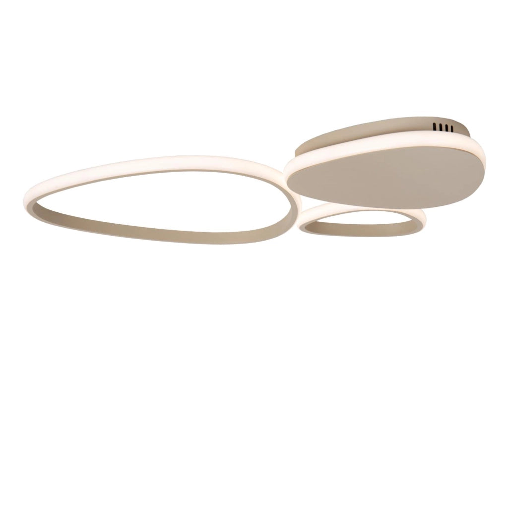 Lampada da soffitto LED taupe SAMLING Lucide