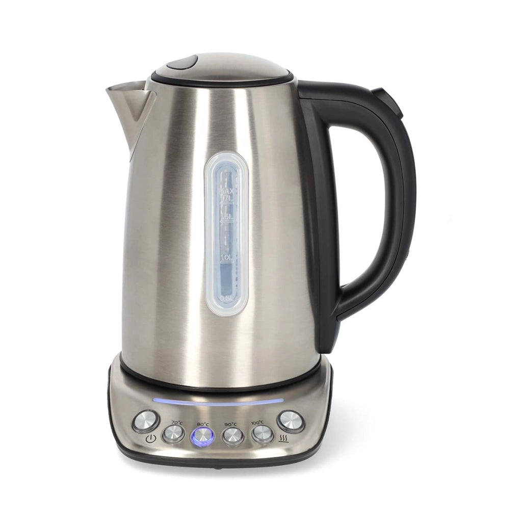Bollitore elettrico in acciaio da 1,7 l Wi-Fi Connected Temperatura regolabile Argento Nedis