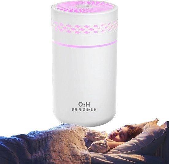 Bevaglioere l'aria per bambini - Luminoso e colorato dispositivo di umidificazione USB per grandi spazi e auto.