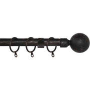 SCORRITENDA A STRAPPO 'SFERA' 120/210 cm - Nero/Argento