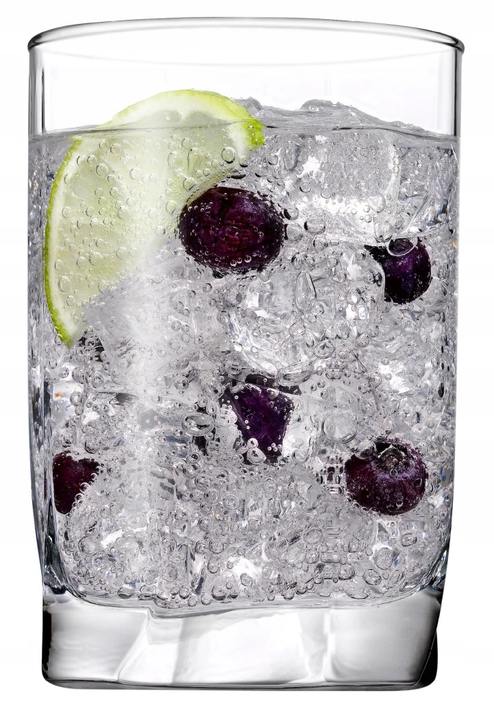 Bicchieri KADAX per bevande, whisky, succhi di frutta, set da 6 bicchieri, 250 ml