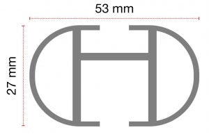 60.110 Barre Clop - Alluminio - 110 cm