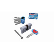 SECUREMME CILINDRO K1 5CH+1C 35+40 CROMO SAT- 1,0 pz