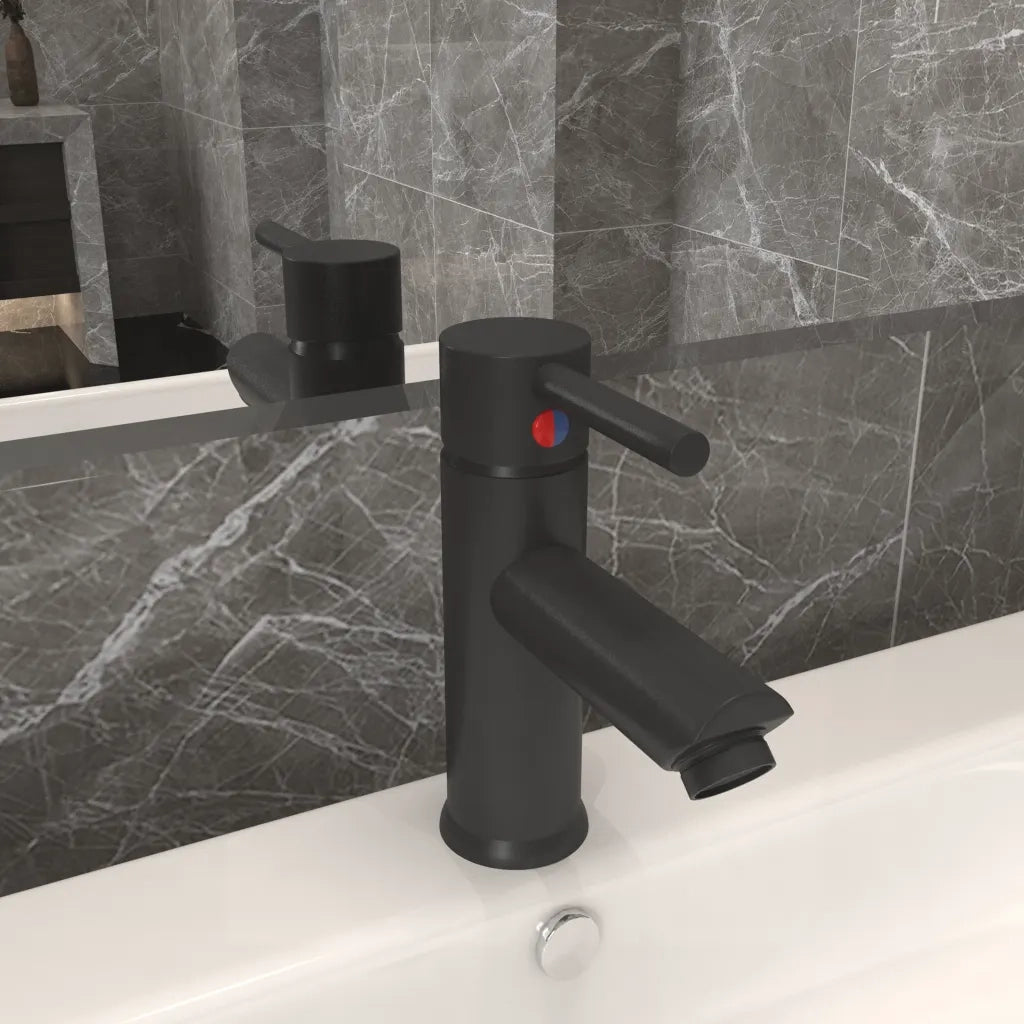 Rubinetto per Lavabo del Bagno Grigio 130x176 mm 149068