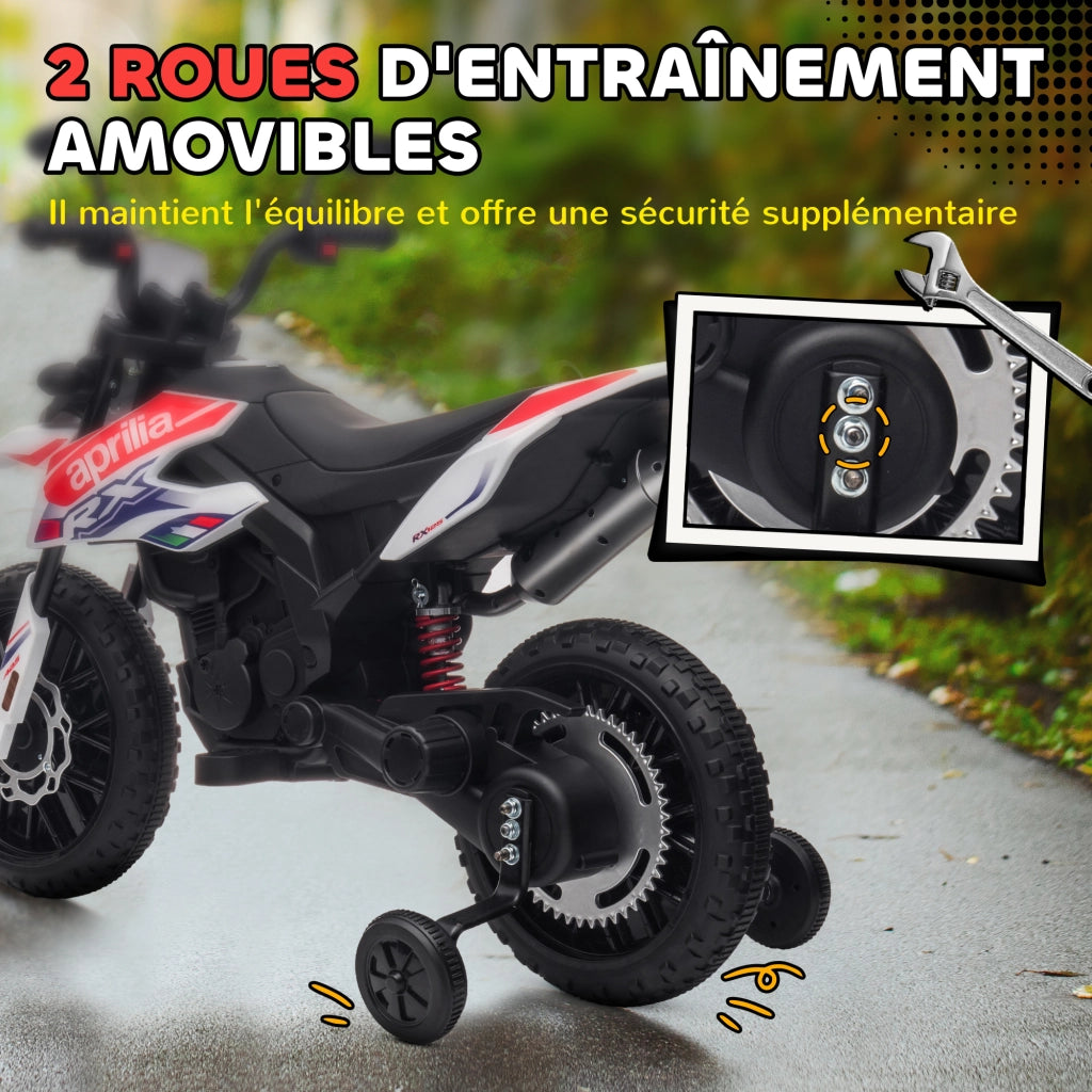 Moto elettrica per bambini ¨C Minimal ¨C bianco