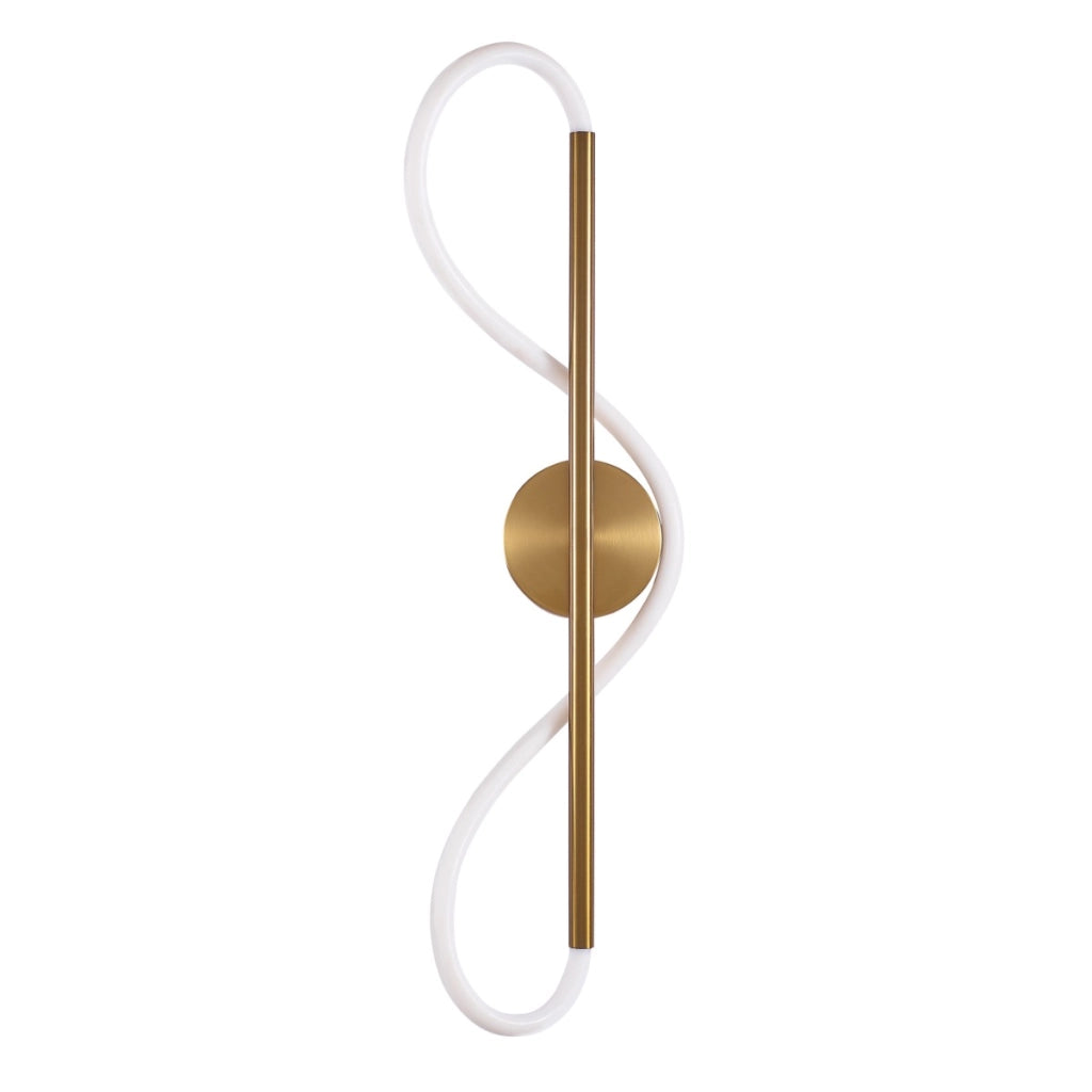 Applique moderna LED 19W 4000K 2230lm oro EMMA Polux