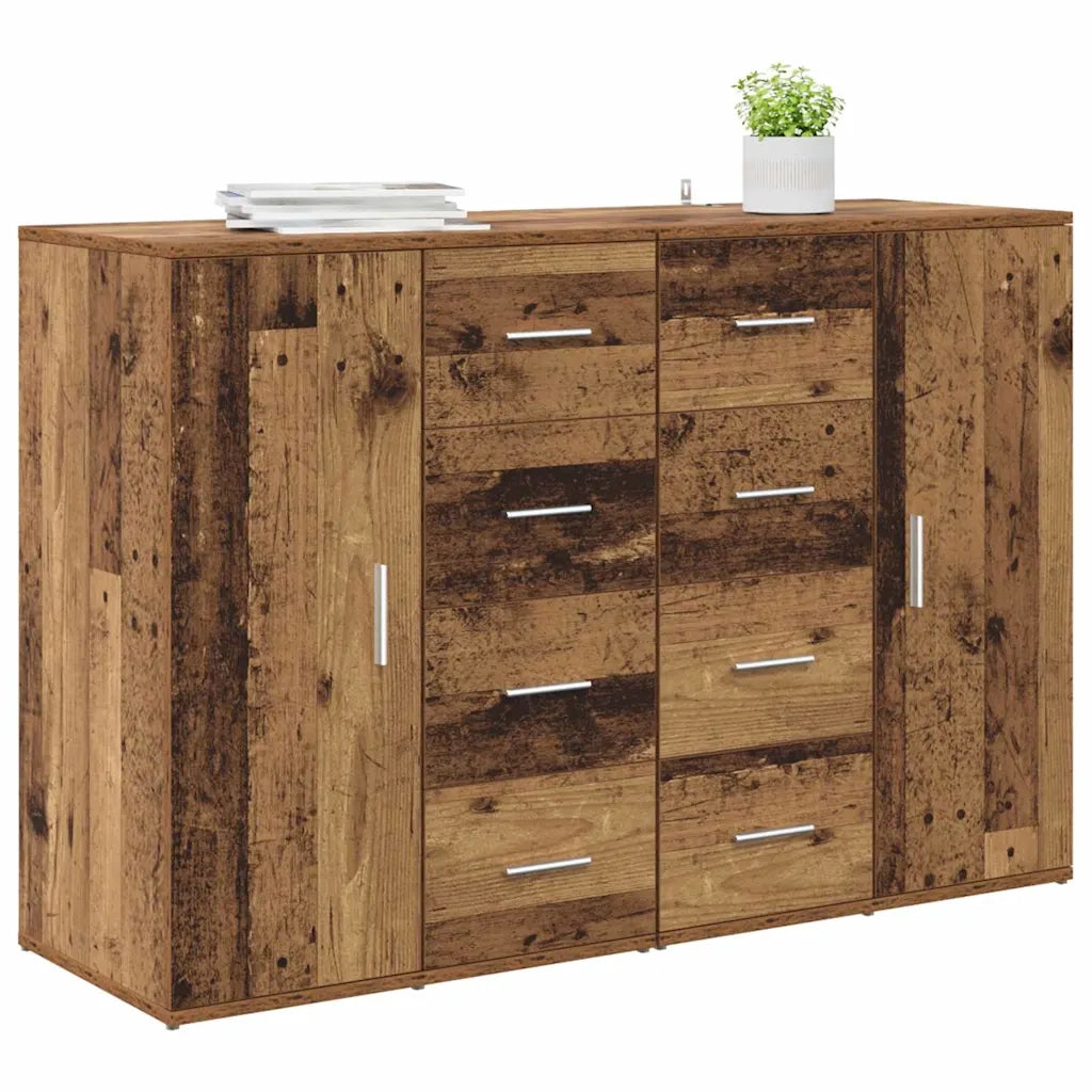 Sideboards Corona 2 pcs Legno vecchio 59 x 39 x 80 cm 3402806